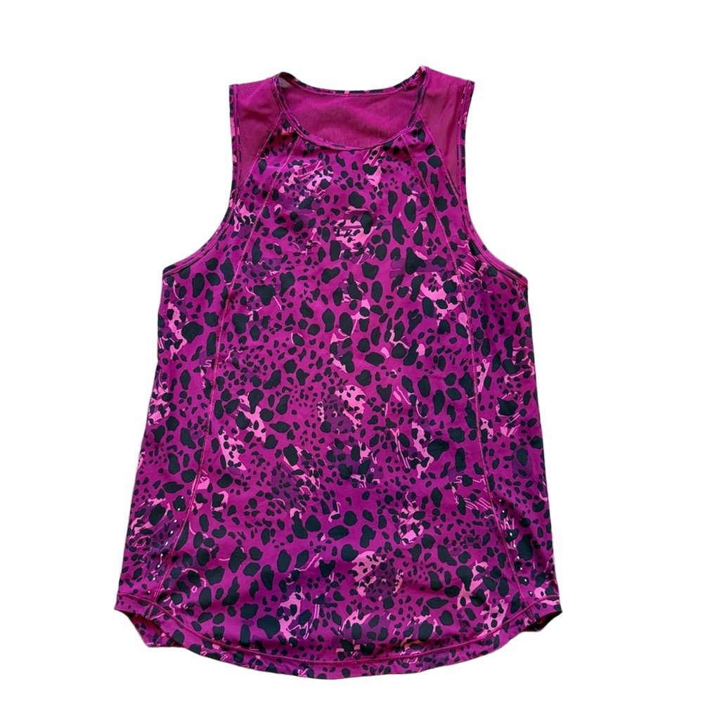 Lululemon Athletica Pink and Purple Sculpt Tank Top